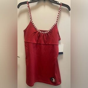 NWT Florida State University (FSU) fan apparel camisole
(Vintage Seminole Head)